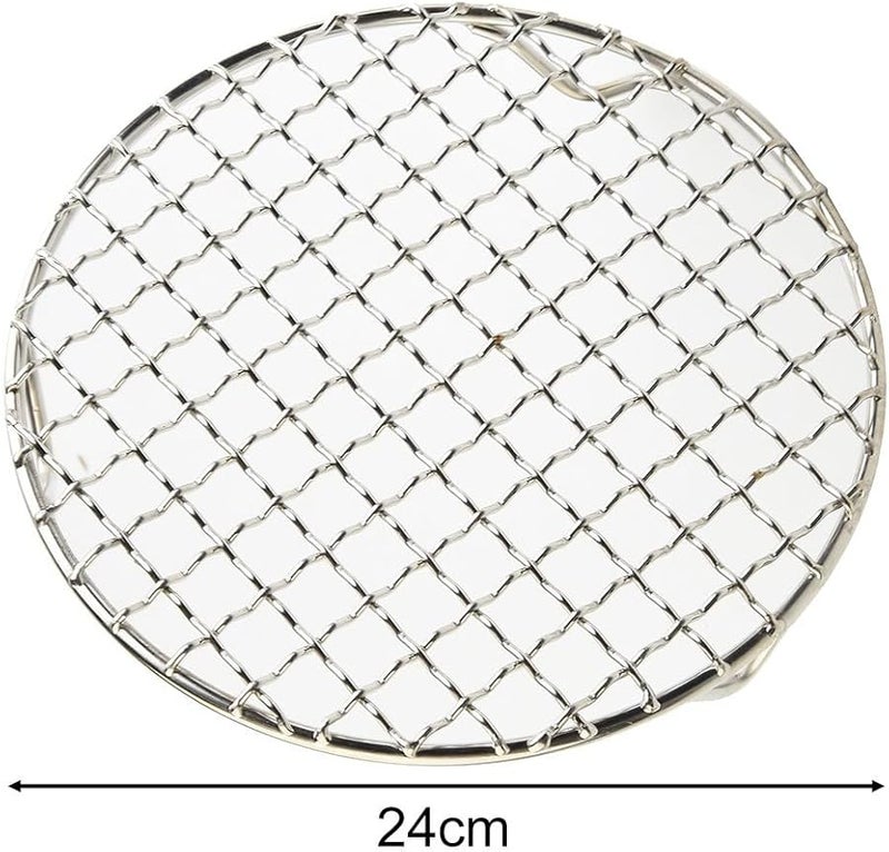 24 سم رف تبريد من الفولاذ المقاوم للصدأ مصقول بالتحليل الكهربائي للخبز والشوي والبيتزا - Image 2